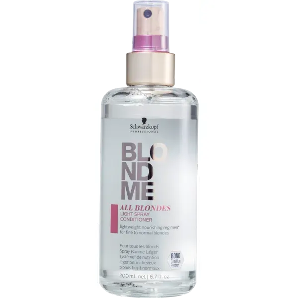 13684 - Spray Condicionador Suave BlondMe Para Todos os Loiros 200ml Schwarzkopf Professional 13684 - Spray Condicionador Suave BlondMe Para Todos os Loiros 200ml Schwarzkopf Professional